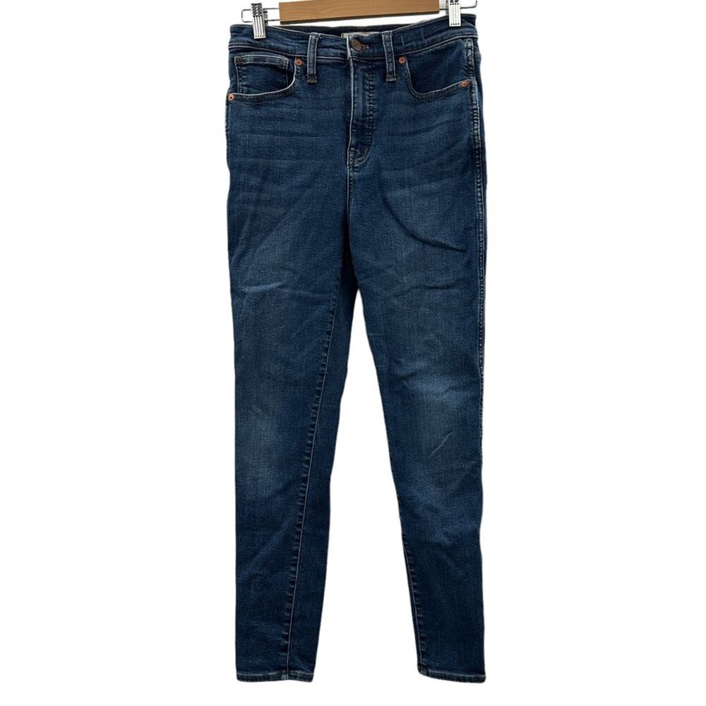 Madewell 10" High-Rise Skinny Jeans in a‎ Medium Wash Sz 28